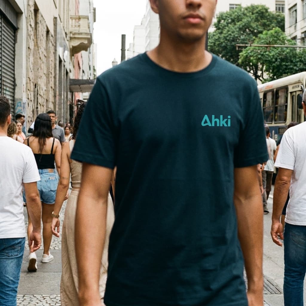 Camiseta Ahki — Ideias